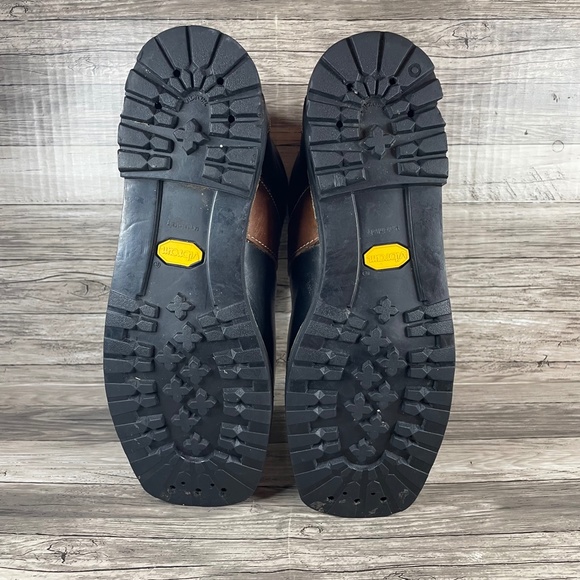 Vintage Kastinger Hiking Boots Black Leather Mountain Vibram Lace Up Size 6.5 - Picture 8 of 10